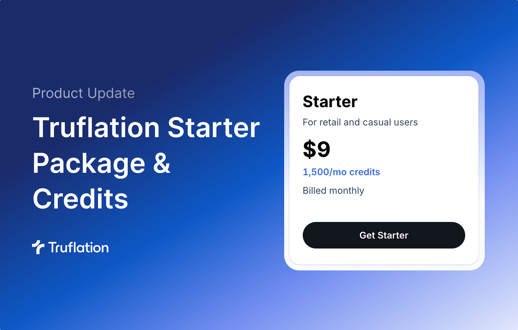 Truflation Starter Package & Credits